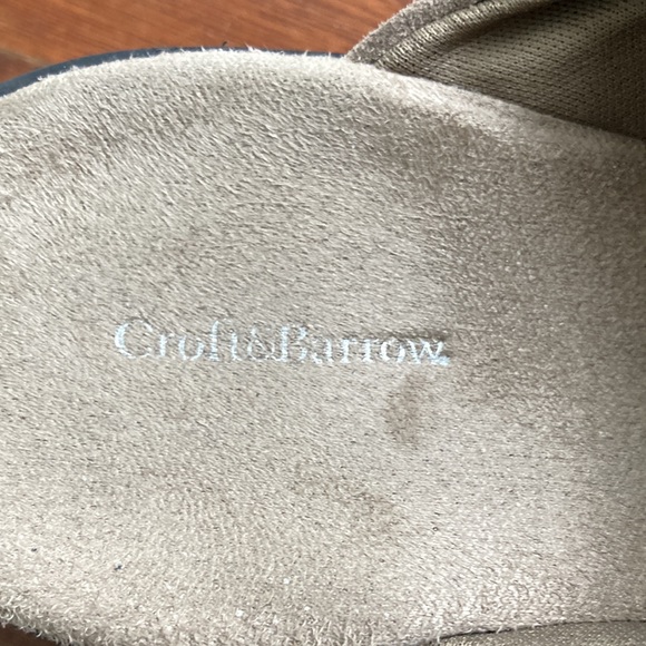 Croft & Barrow Women’s taupe mules - Picture 3 of 7